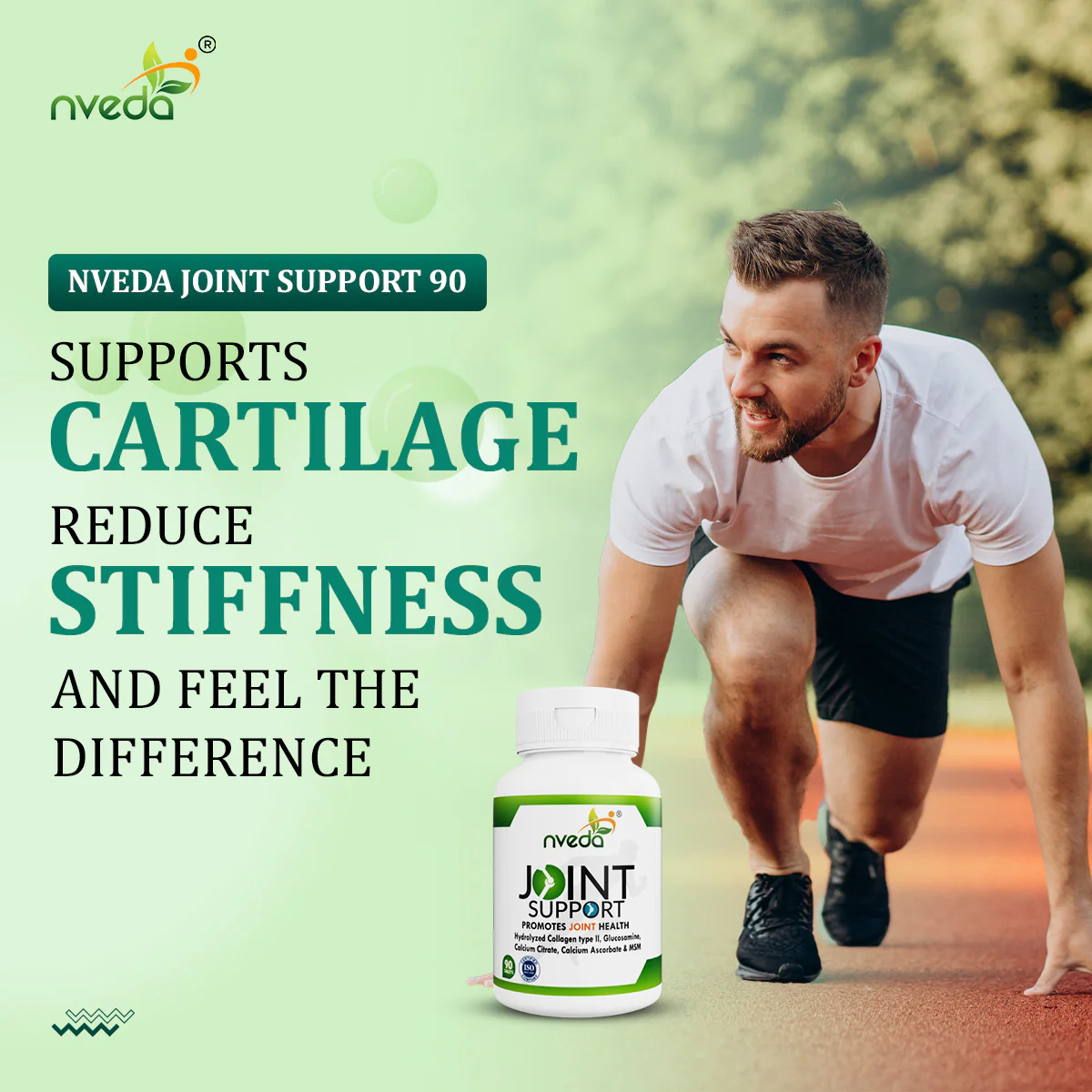 Nveda  Joint Support 90 for Knee & Joint - Pack of 2 - Image 6
