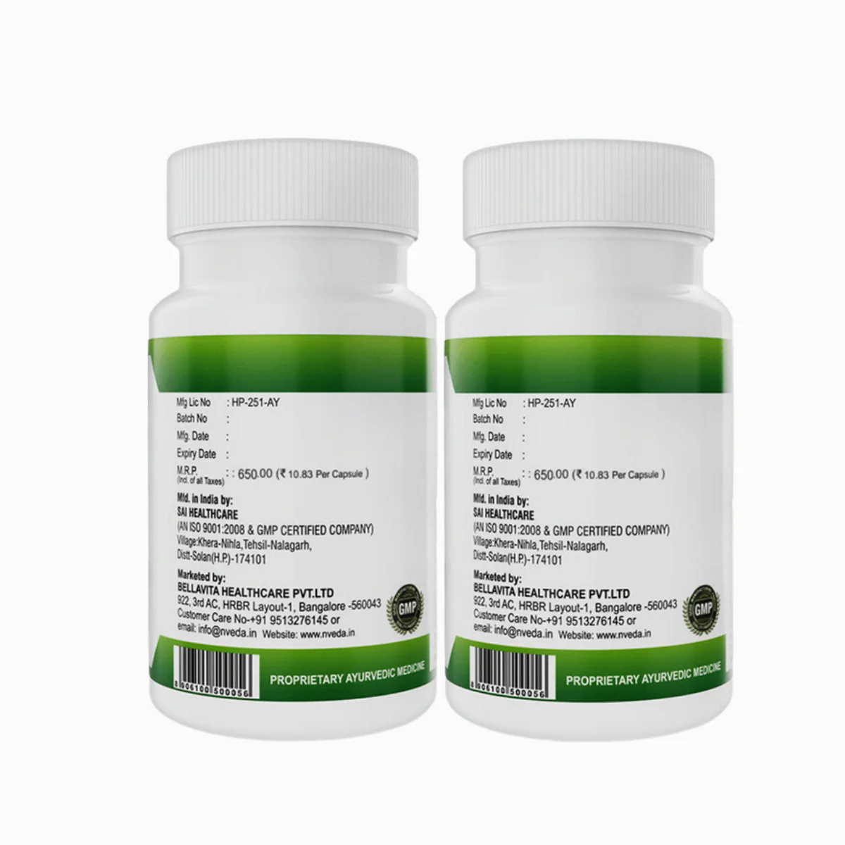 Nveda B Capsules- Pack 2 - 120 Veg Capsules - Image 6