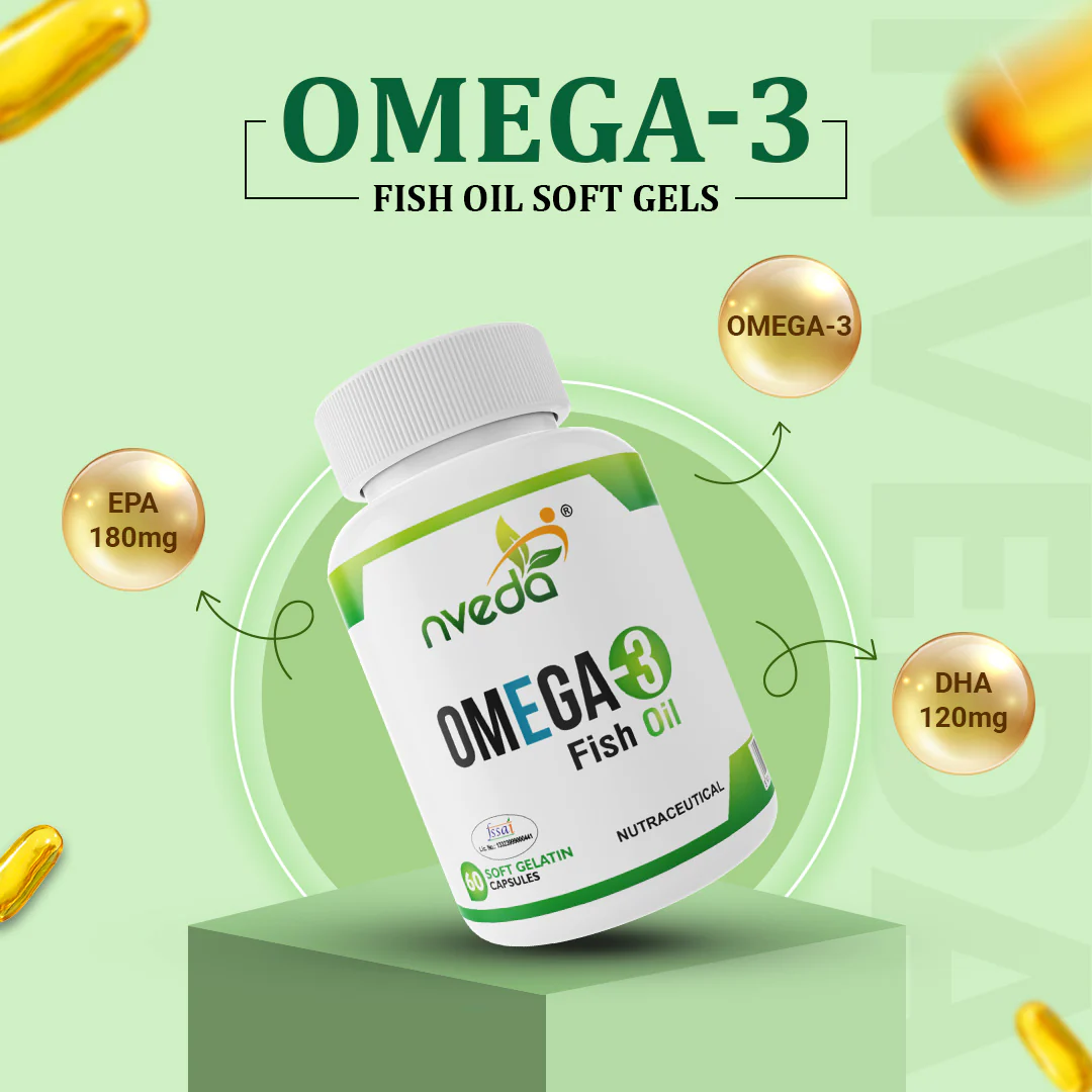 Nveda Omega-3 Fish Oil - 60 Soft Gels - Image 6