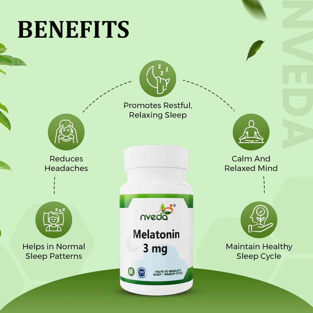 Melatonin 3 mg for Sleep Aid - 60 Tablets - Image 6